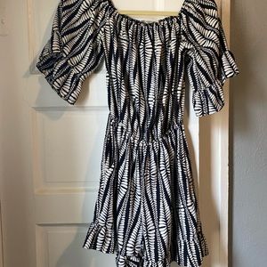 Boutique Contemporary Printed Romper